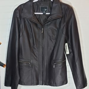 East 5th Brown Leather Jacket